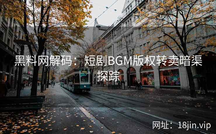 黑料网解码：短剧BGM版权转卖暗渠探踪  第1张