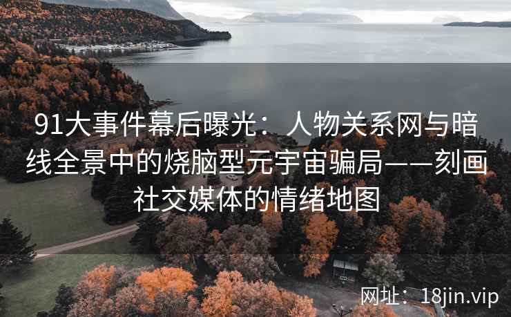 91大事件幕后曝光：人物关系网与暗线全景中的烧脑型元宇宙骗局——刻画社交媒体的情绪地图